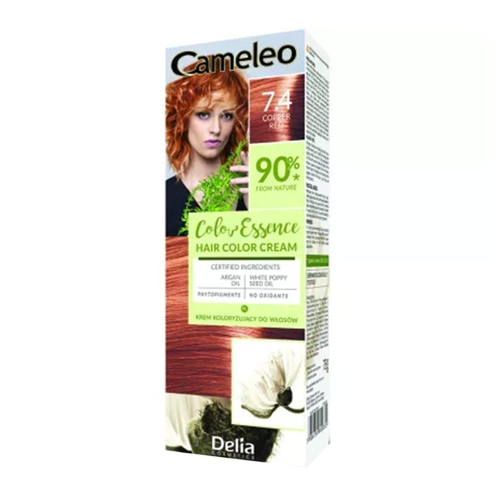 Боя за коса Cameleo Color Essence 7.4 Copper Red, 75гр