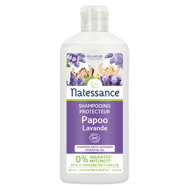 Organic Papoo Levendula sampon gyerekeknek, 250 ml
