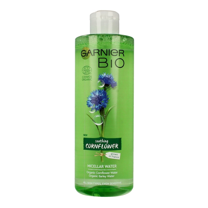 Мицеларна вода, Garnier BIO, Успокояващ ефект, 400 мл