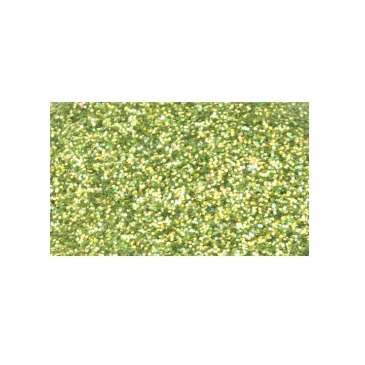 Pigment glitter csillagpehely Holografikus szenzáció, DEVE art vonal, 50gr Lime zöld, zöld glitter
