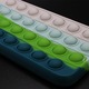 Apple Iphone 11 Pro Max tok, Push Bubble Protection, Interaktív Pop It Now, Stressz elleni játék, Divatos színes Invogue, smaragdzöld/zöld/mentazöld/krém
