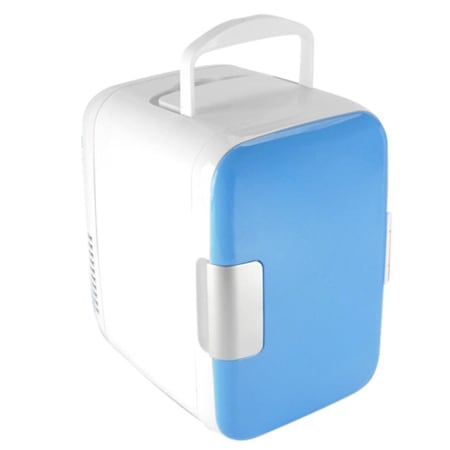 Mini Frigider Turistic Portabil cu Functie de Racire si Incalzire 12V Alb