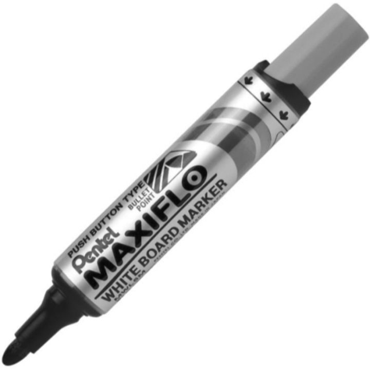 Маркер за дъска, Pentel, черен
