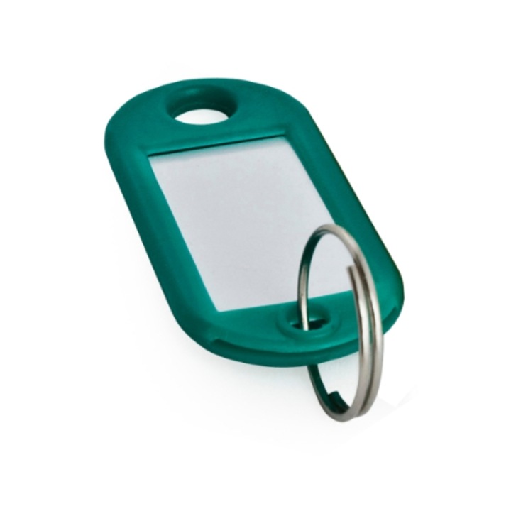 Комплект ключодържатели Argo, зелени, 100 бр