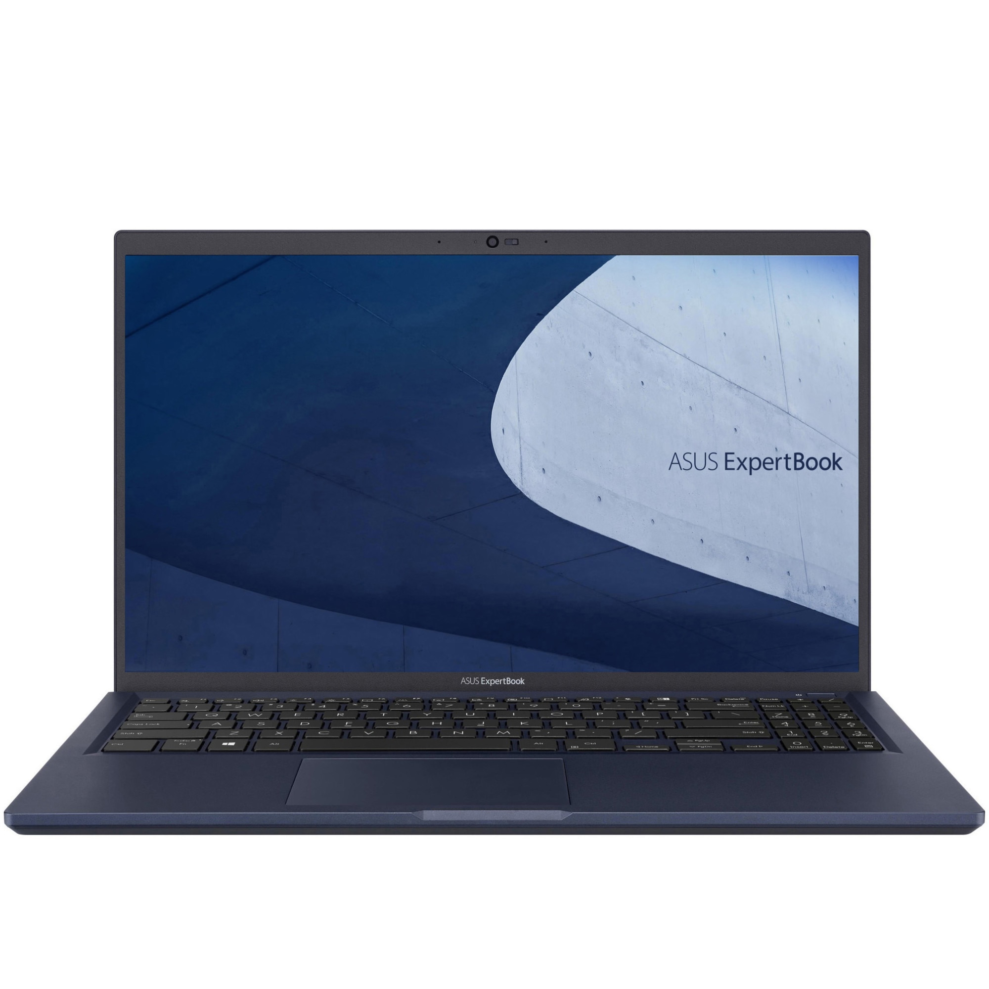 Laptop ASUS ExpertBook B1 B1500CBA cu procesor Intel® Core™ i7-1255U pana la 4.70 GHz, 15.6", Full HD, 16GB, 1TB SSD, Intel® Iris® Xe Graphics, No OS, Star Black, 3Y PUR