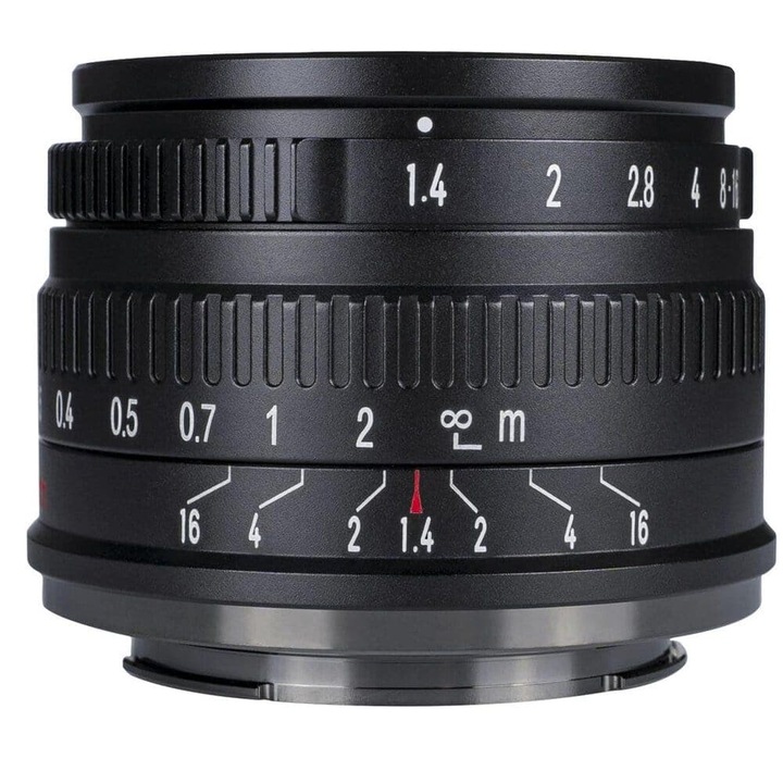 Obiectiv Manual 7Artisans 35mm F1.4 APS-C Negru pentru Nikon Z-Mount