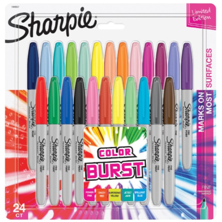 Комплект 24 маркера, SHARPIE, Multicolor