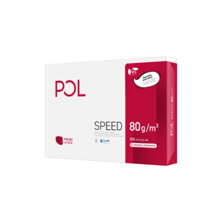 Top hartie fotocopiere pentru imprimanta, Polspeed, A4, 80 g