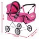 Jucarie Interactiva, Carucior Ideal pentru Papusi, Material de Inalta Calitate, Usor de Pliat, Desing Modern