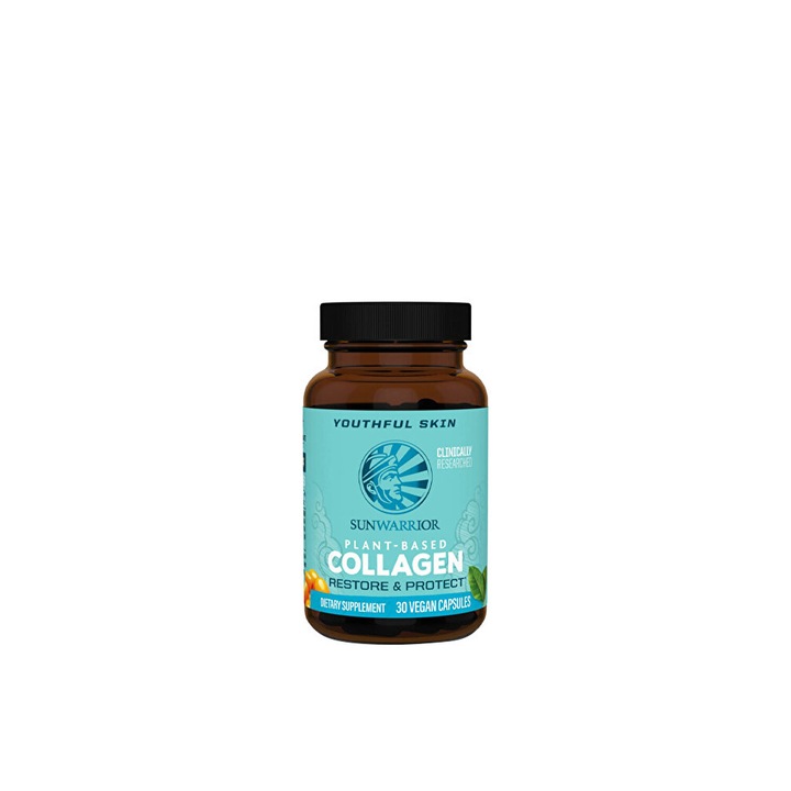 Colagen vegan Sunwarrior Plant Based fara aroma, 30 capsule