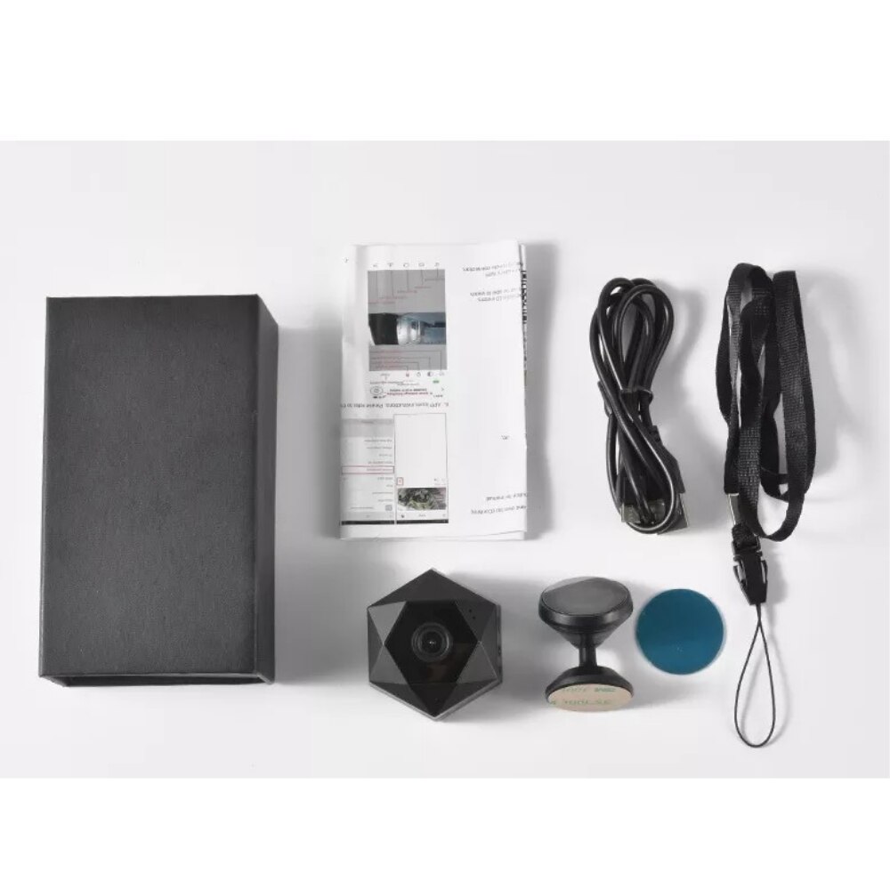Mini Videocamera Wireless 1080P Con Staffa Magnetica &ndash; Nuova, Nera