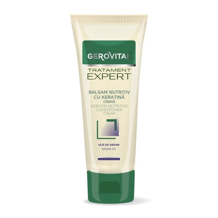 Balsam Gerovital Tratament Expert Nutritiv cu Keratina Crema 150 ml