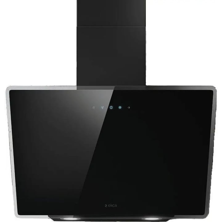 Hota insulara Amica OWC9751TB, 660 m/h, control prin gesturi, negru, 90cm