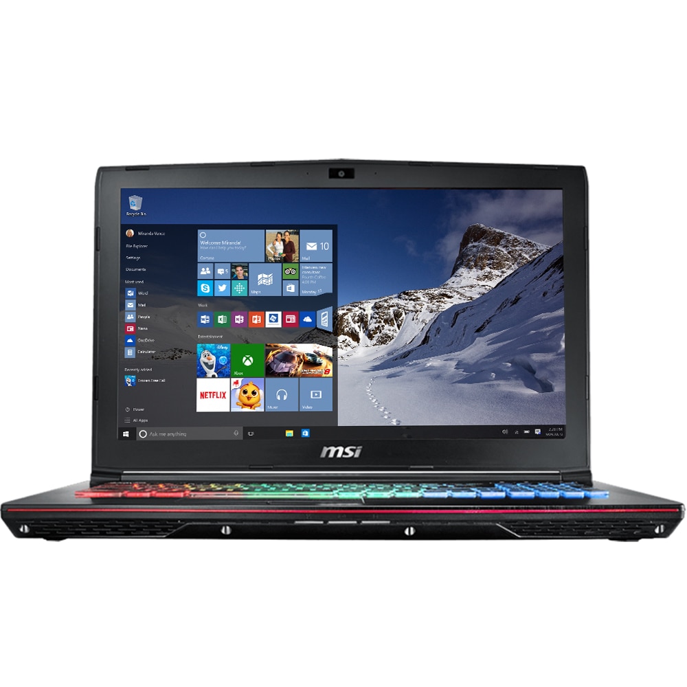 Laptop Gaming MSI GE62VR 7RF Apache Pro cu procesor Intel® Core