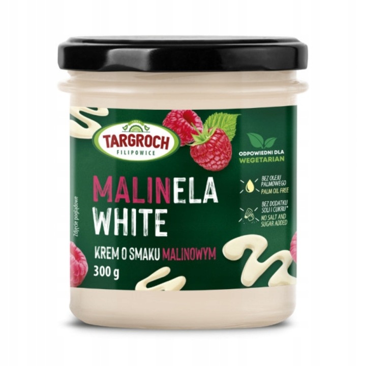 Crema tartinabila Malinela, Targroch, Zmeura, Fara zahar, 300g