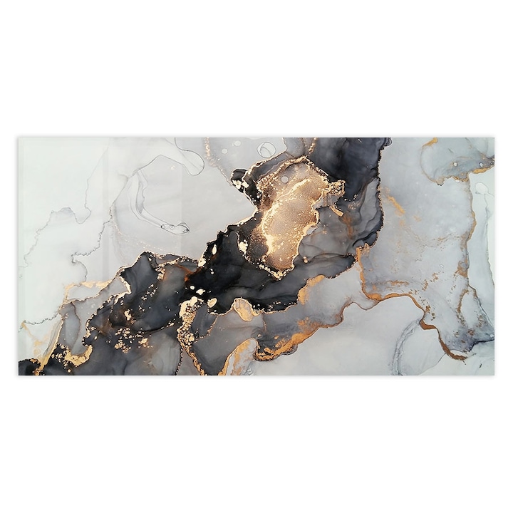 Стъклен панел за гръб на кухня, ARTHUB, Marble Shades, 60x150cm