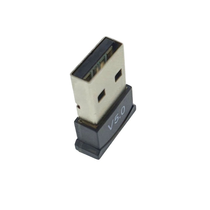 Bluetooth 5.0 USB адаптер, plug and play, черен