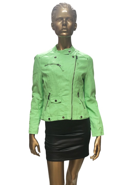 Női rövid bőrkabát Hi Buxter 10030, Eco bőr