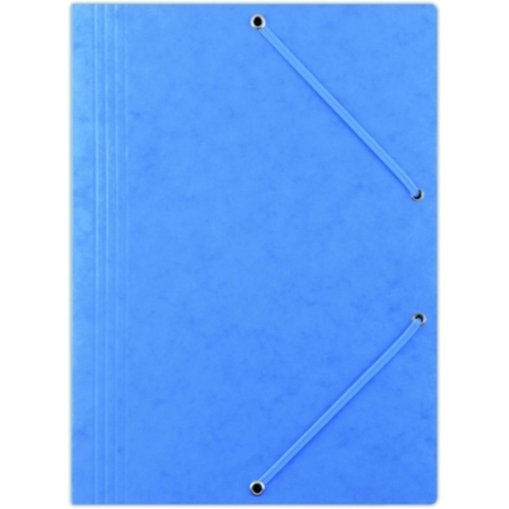 Папка с ластик, DONAU, С ластик, Синя