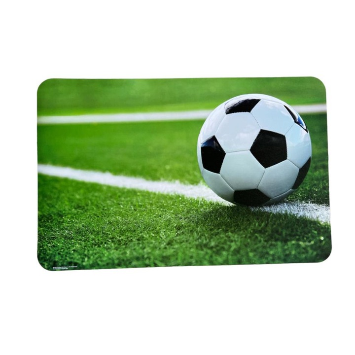 Suport farfurie pentru servit masa Footbal 43x28 cm Verde