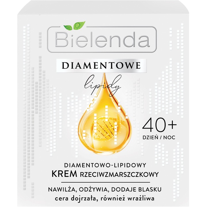 Крем, Bielenda, 40+, Против бръчки/нощен крем, Против бръчки, 50 ml ...