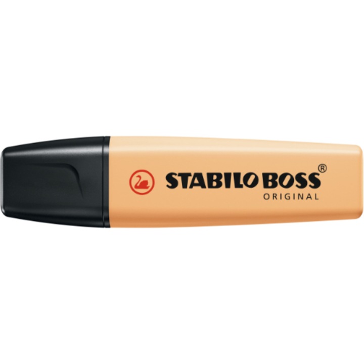 Текст маркер, Stabilo, Boss Original Pastel, Бледо оранжев