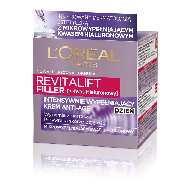 Nappali krém, L'oreal Paris, Revitalift Filler, 50 ml