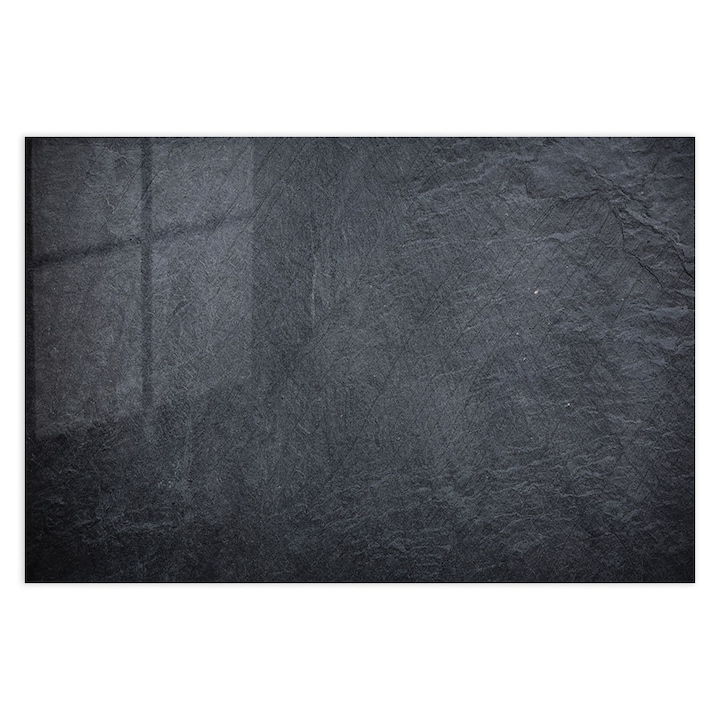 Стъклен панел за гръб на кухня, ARTHUB, Dark Gray Texture, 70x100cm