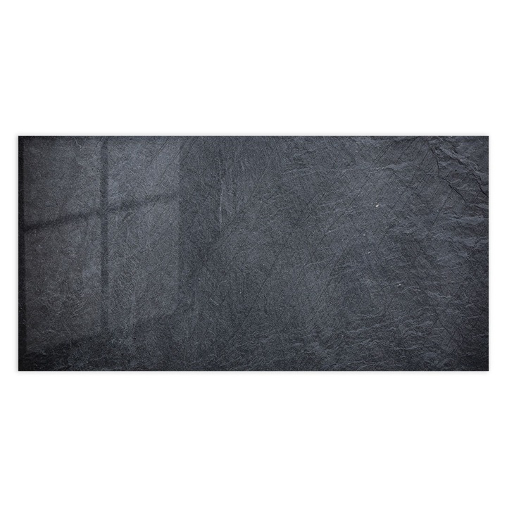 Konyhai üveg hátfal, Dark Gray Texture, 60x120cm