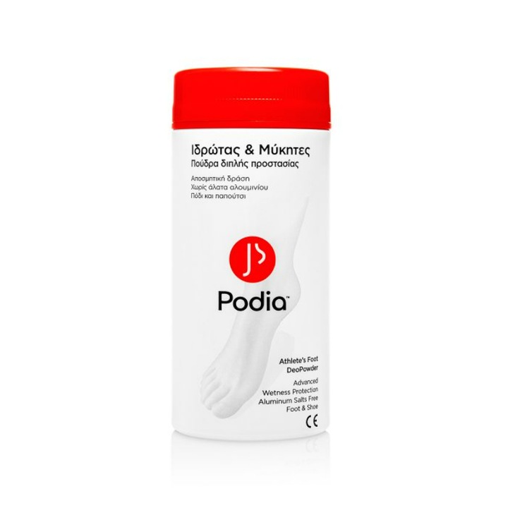 Pudra picioare, Podia, Antifungic/Antiperspirant, 100 g