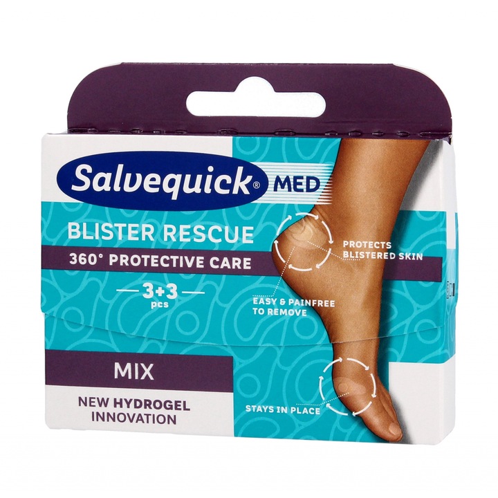 Комплект лепенки за пети и пръсти, Slavequick, 6 бр