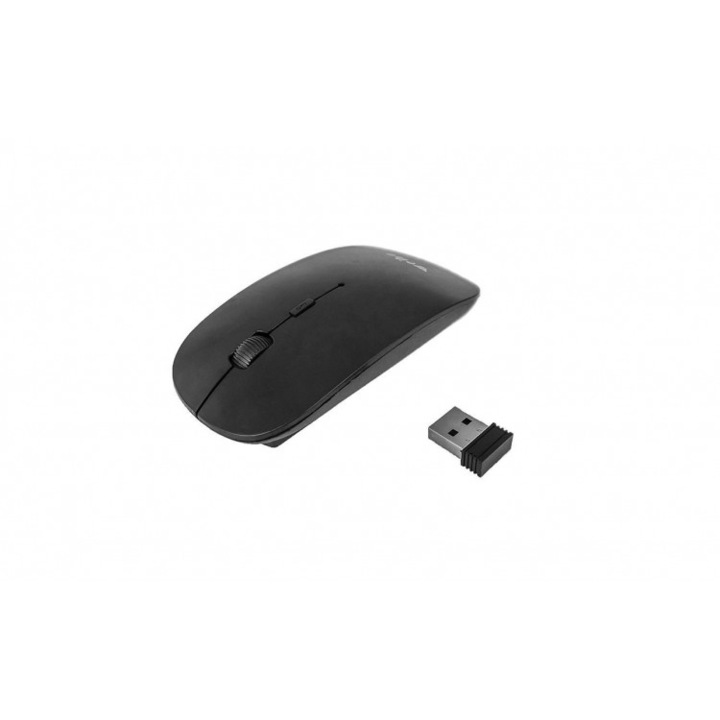 Mouse universal Wozinsky WMGK-1132, Wireless, 1600 DPI, 6 Butoane, Negru