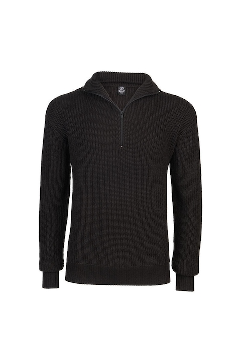 Brandit Navy Troyer pulover, Fekete