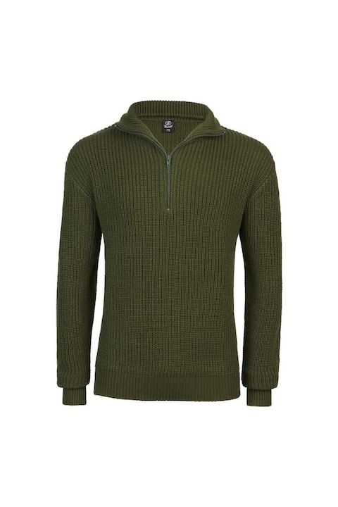 Tengerész Pulóver Brandit Troyer, Olívazöld