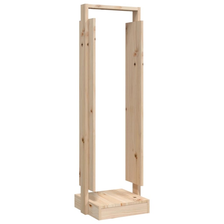 Поставка за дърва за огрев vidaXL, 33,5x30x110 см, Бор масив, 3.95 kg