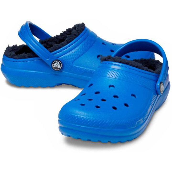 Saboti Copii, Crocs, Albastru, Captusit cu plus, Clogs 2341, Albastru, 34-35 EU