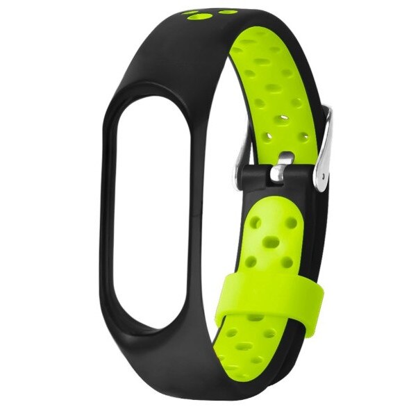 Каишка за фитнес гривна, За Xiaomi Mi Band 3/4/5/6/6 NFC, Силикон ...