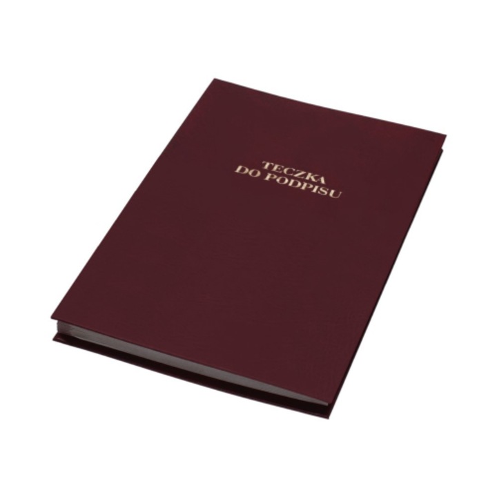 Iratgyűjtő, Barbara, Bőr, 20 rekesz, Bordó