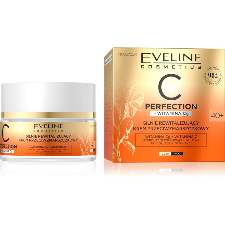 Arckrém C Perfection Erősen Revitalizáló Ránctalanító 40+, Eveline, 50 ml