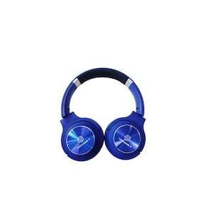 Casti audio on ear Techancy, Cu microfon, Jack 3.5mm, Albastru