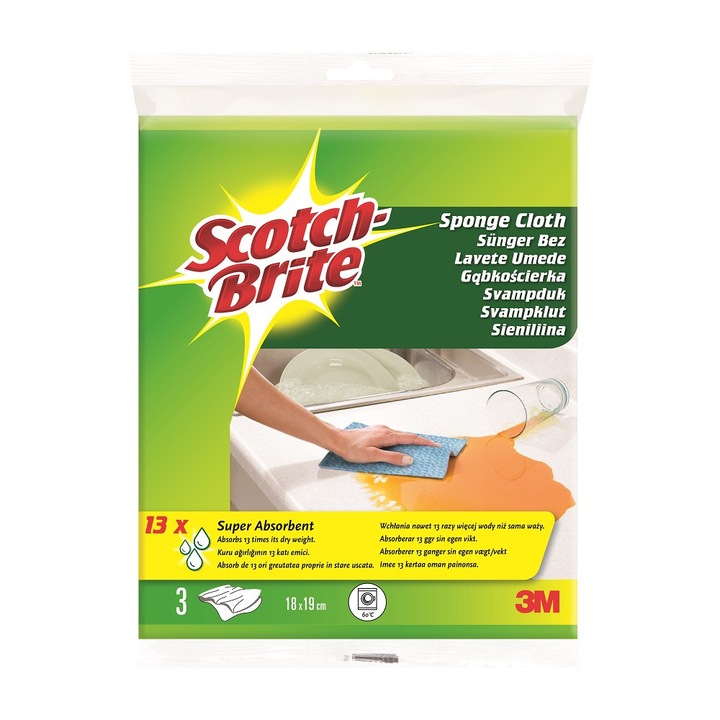 Scotch Brite™ nedvszívó nedves törlőkendők