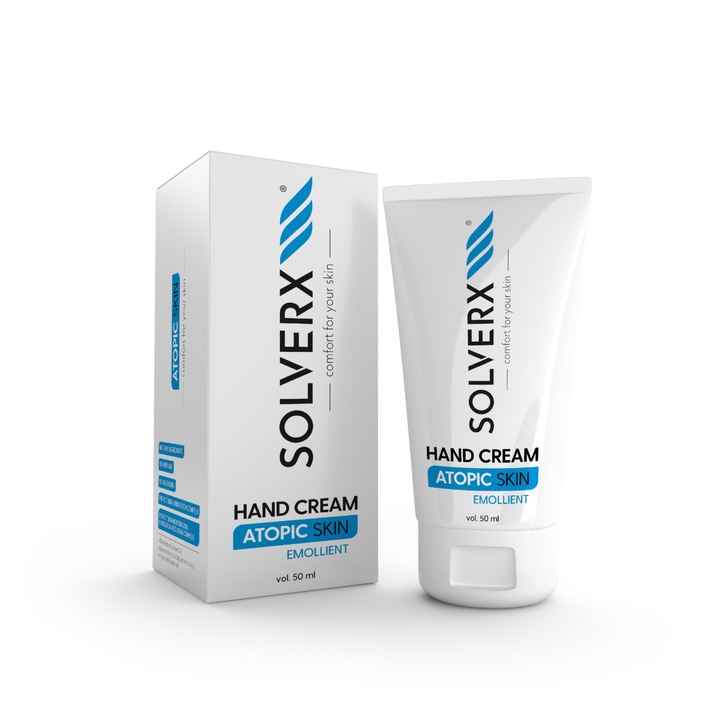 Solverx Atópiás kézkrém, 50ml