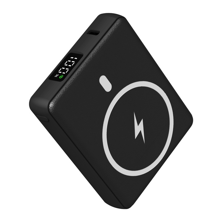 Baterie Magnetica Wireless 20.000 mAh fara fir 15w, cu incarcare rapida, Power Bank TU&YA pentru telefon Iphone 12/13/14 Samsung S21/22