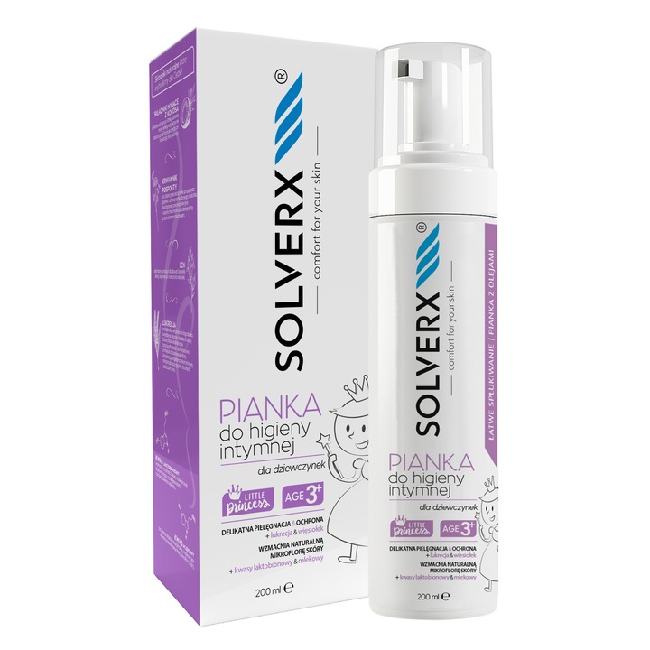 Solverx Sensitive intim higiéniai hab, 200ml