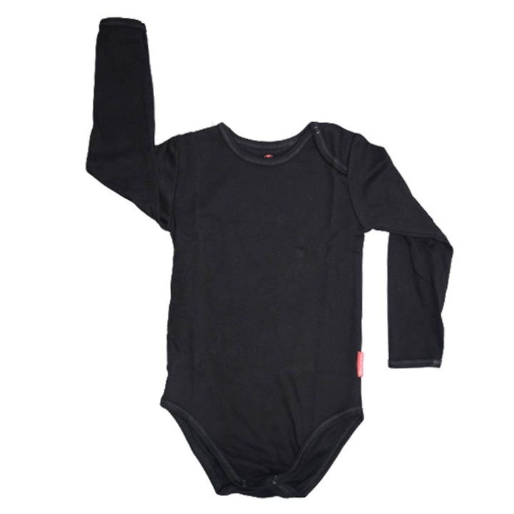 Детско боди с дълъг ръкав Marcinkowski 403927-N, Черно 88838