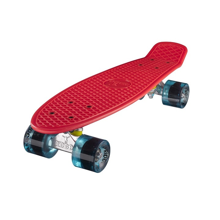 Penny board RIDGE Red Clear Blue