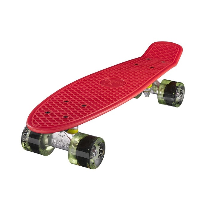 Penny board RIDGE 22 Red Clear Green