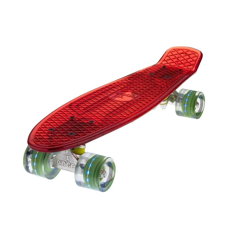 Penny board RIDGE 22 Blaze Red led multi