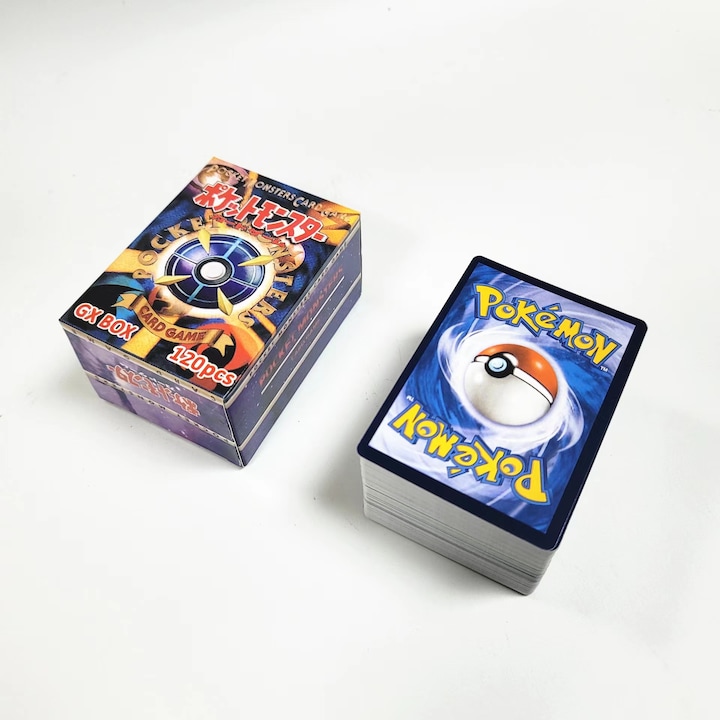 Pachet de 100 de carti, Pokemon, Multicolor