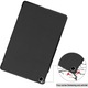 Husa pentru tableta Realme Pad 10.4 inch, Sigloo, Model Simple Black